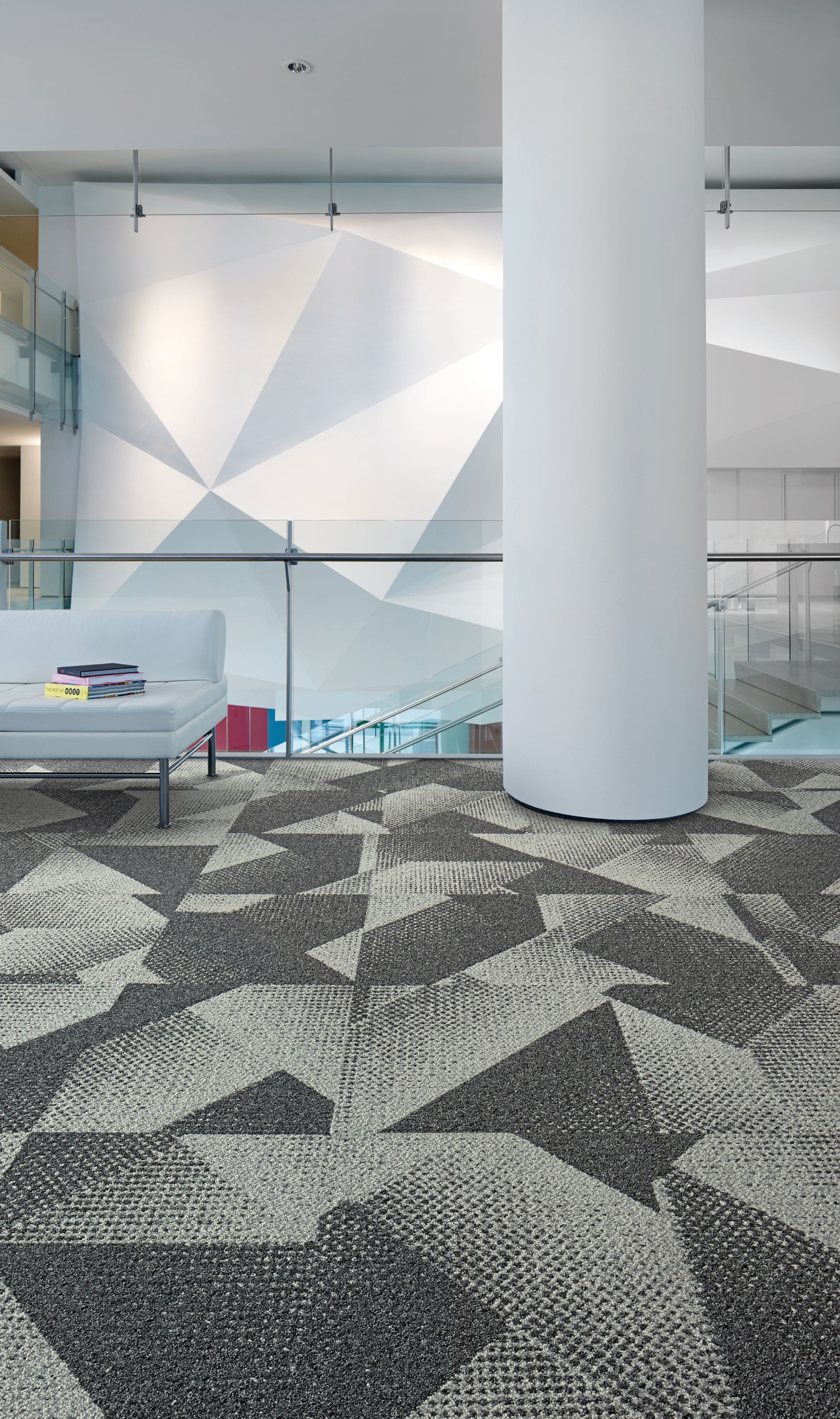 Interface Upward Bound carpet tile in office common area image number 2